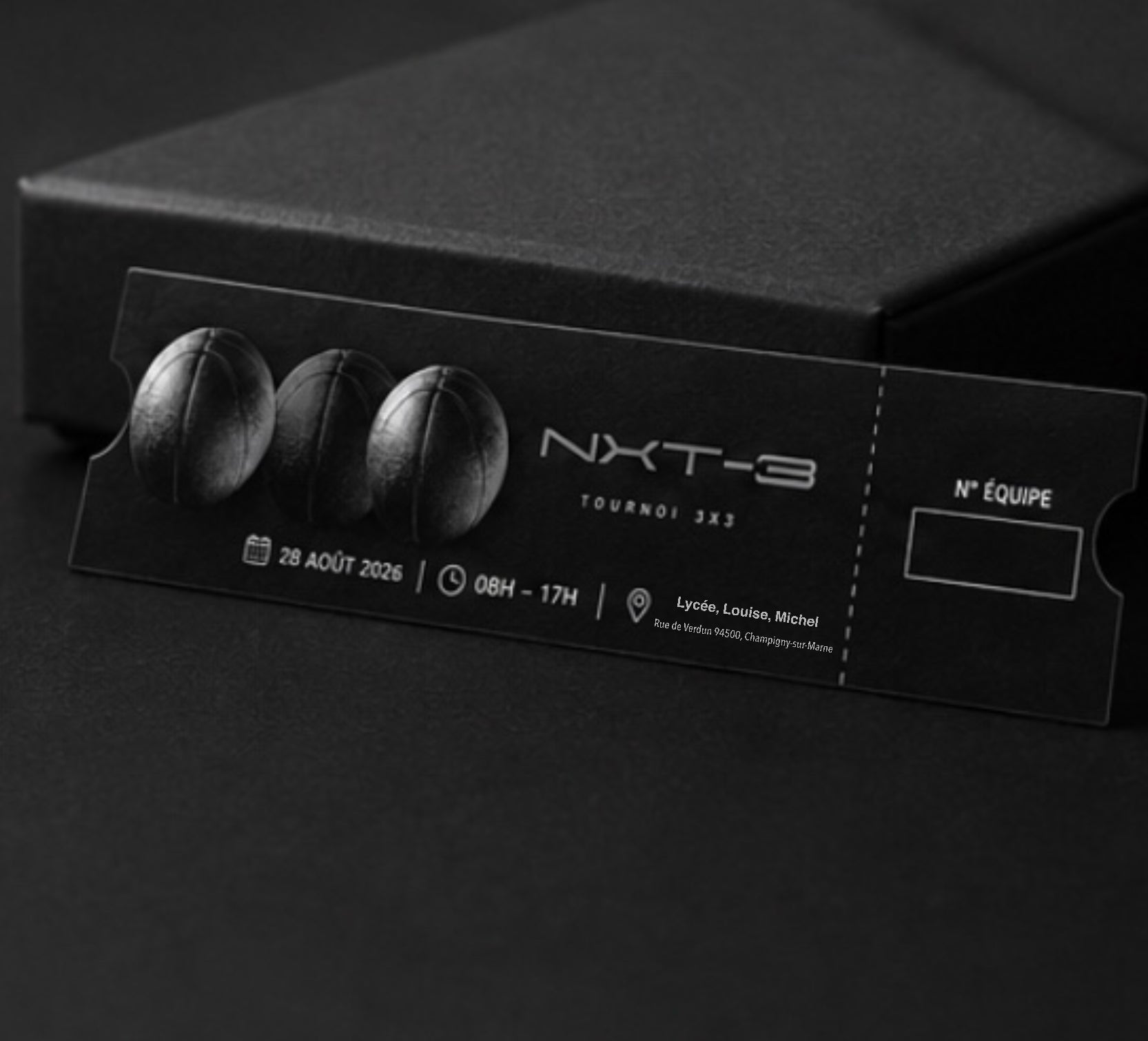 Ticket d'inscription NXT-3
